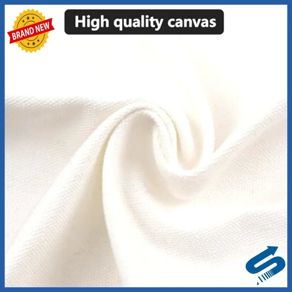 Blank Canvas Tote Bags for Sublimation DIY Crafting Polyester Reusable Grocery